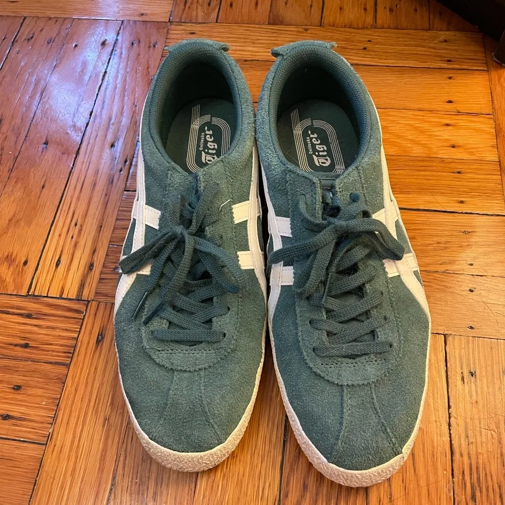 Madewell X Onitsuka Tiger™ Mexico Delegation sneakers green suede, size 10.5 - Picture 10 of 10